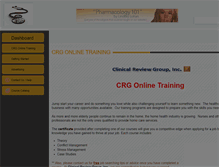 Tablet Screenshot of crgtraining.myicourse.com