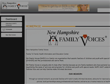 Tablet Screenshot of nhfamilyvoices.myicourse.com