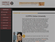 Tablet Screenshot of ccgpp.myicourse.com