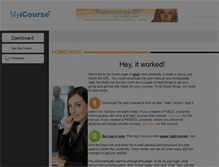 Tablet Screenshot of hogoheegee.myicourse.com