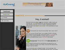 Tablet Screenshot of graduados.myicourse.com