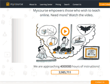Tablet Screenshot of myicourse.com