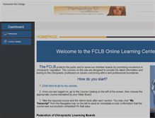 Tablet Screenshot of fclb.myicourse.com