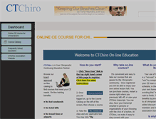 Tablet Screenshot of ctchiro.myicourse.com