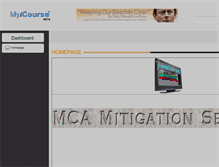 Tablet Screenshot of mcamitigationservices.myicourse.com