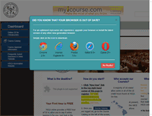 Tablet Screenshot of hsca.myicourse.com