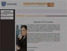 Tablet Screenshot of etsuniversity.myicourse.com