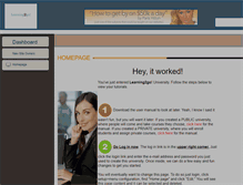 Tablet Screenshot of learning2go.myicourse.com