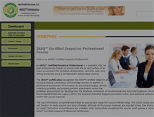 Tablet Screenshot of iasquniversity.myicourse.com