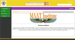Desktop Screenshot of maatinstitute.myicourse.com