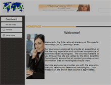 Tablet Screenshot of iacn.myicourse.com
