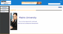 Desktop Screenshot of matrixu.myicourse.com