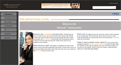 Desktop Screenshot of learningcenter.myicourse.com