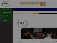 Tablet Screenshot of coxtechnic.myicourse.com