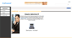 Desktop Screenshot of computerapplicationsii.myicourse.com