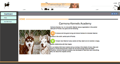 Desktop Screenshot of carmonakennels.myicourse.com