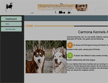 Tablet Screenshot of carmonakennels.myicourse.com