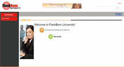 Desktop Screenshot of flashbanc.myicourse.com