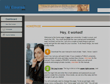 Tablet Screenshot of cihs.myicourse.com