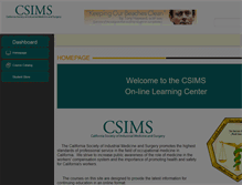 Tablet Screenshot of csims.myicourse.com