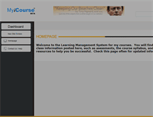 Tablet Screenshot of christianblum.myicourse.com